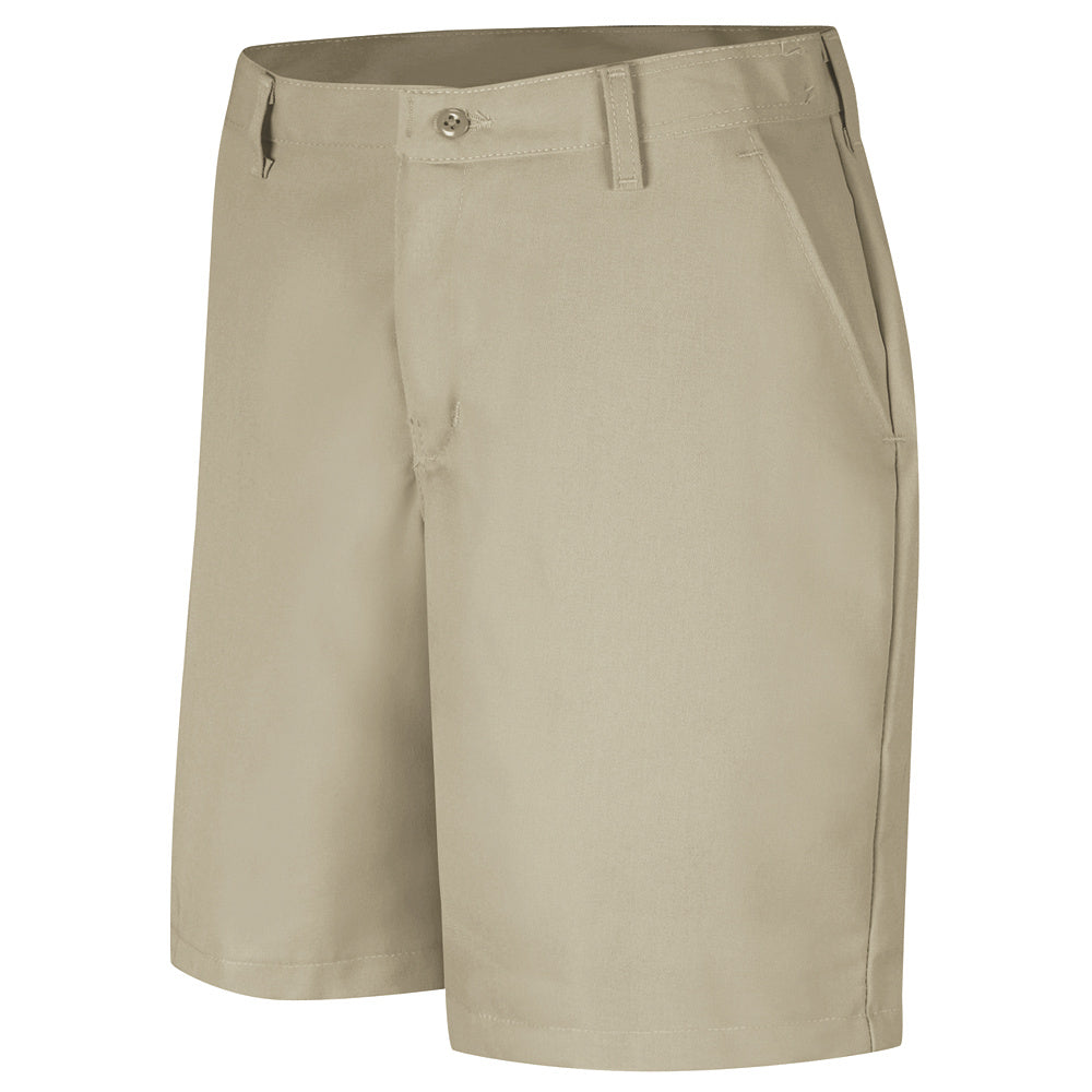 Red Kap Women's Plain Front Short PT27 - Tan-eSafety Supplies, Inc