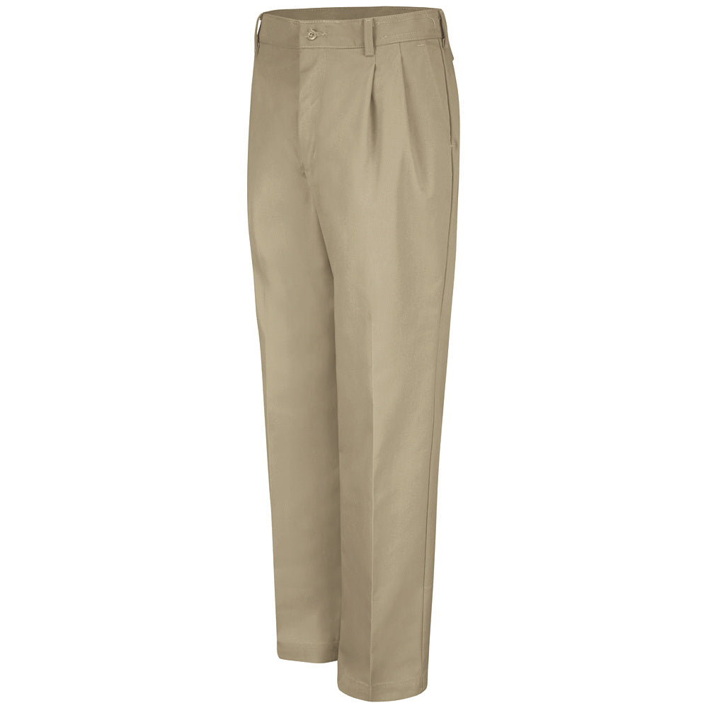Red Kap Pleated Work Pant PT32 - Khaki - Big & Tall-eSafety Supplies, Inc