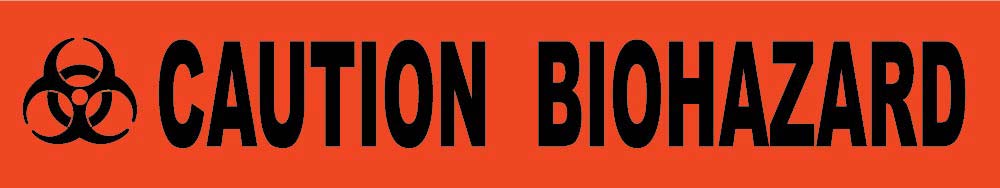 Caution Biohazard Printed Barricade Tape - Roll-eSafety Supplies, Inc