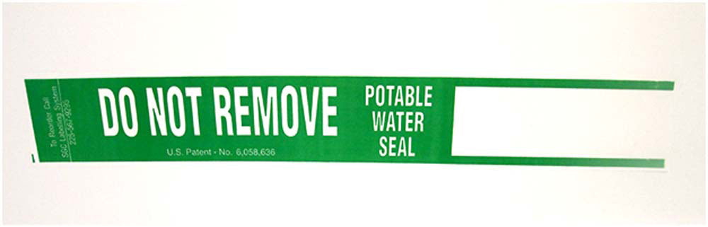 Potable Water Cooler Tape - Roll-eSafety Supplies, Inc