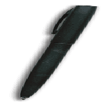 All-Weather Tactical Black Clicker Pen - Black Ink-eSafety Supplies, Inc
