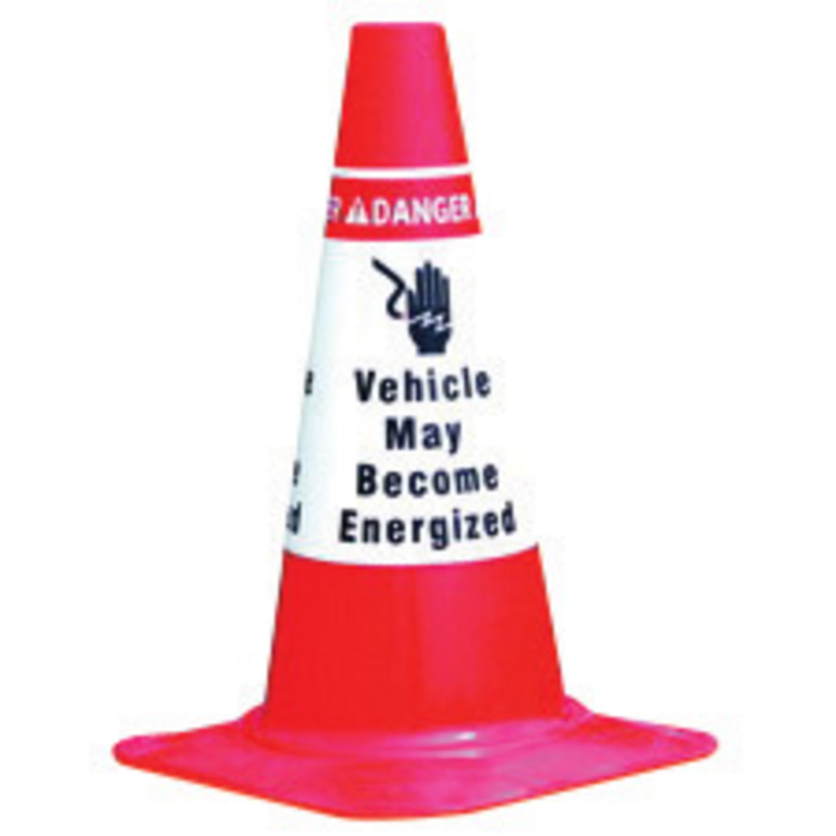 Brady ® 9.398" X 19 3/4" Black Vinyl Traffic Cone Sleeve - 6 Unit-eSafety Supplies, Inc