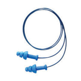 Howard Leight by Honeywell Multiple Use SmartFit 3-Flange TPE (Thermoplastic Elastomer) Molded Corded Earplugs With Detachable Poly Cord-eSafety Supplies, Inc