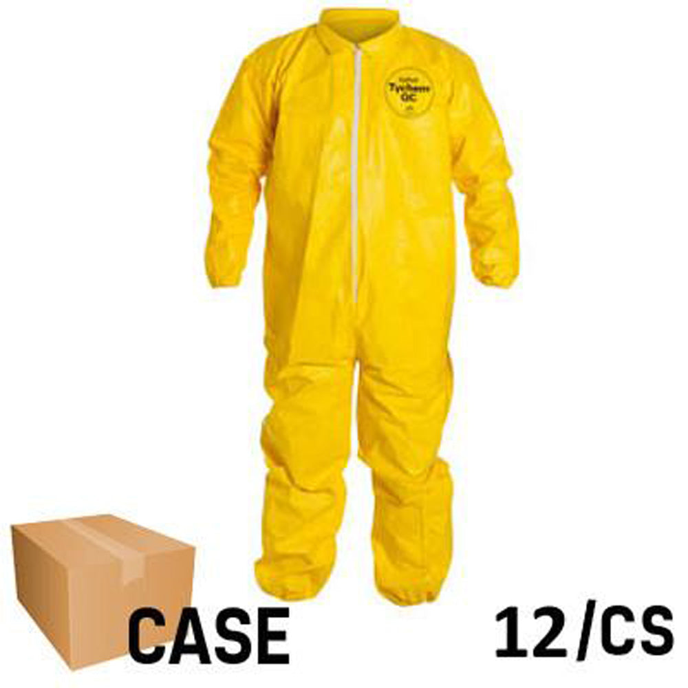 DuPont - Tychem Coverall with Elastic Wrist and Ankle - Case-eSafety Supplies, Inc