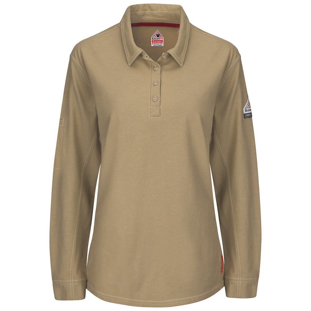 Bulwark IQ Comfort Knit Women's Polo-eSafety Supplies, Inc