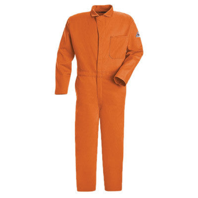 VF Imagewear Bulwark 46" Regular Orange 9 Ounce Cotton Flame Resistant Classic Coverall With Concealed 2-Way Front Zipper Closure And 2 patch Hip Pockets, Chest Pocket-eSafety Supplies, Inc