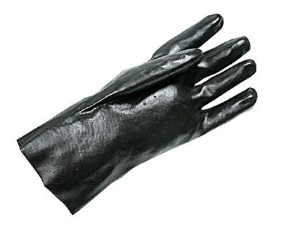 Radnor Large Black 12" Economy PVC Glove Fully Coated With Smooth Finish Palm-eSafety Supplies, Inc