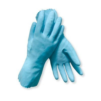 Radnor 12" Textured Natural Latex Gloves Box 12Pr Size Small-eSafety Supplies, Inc