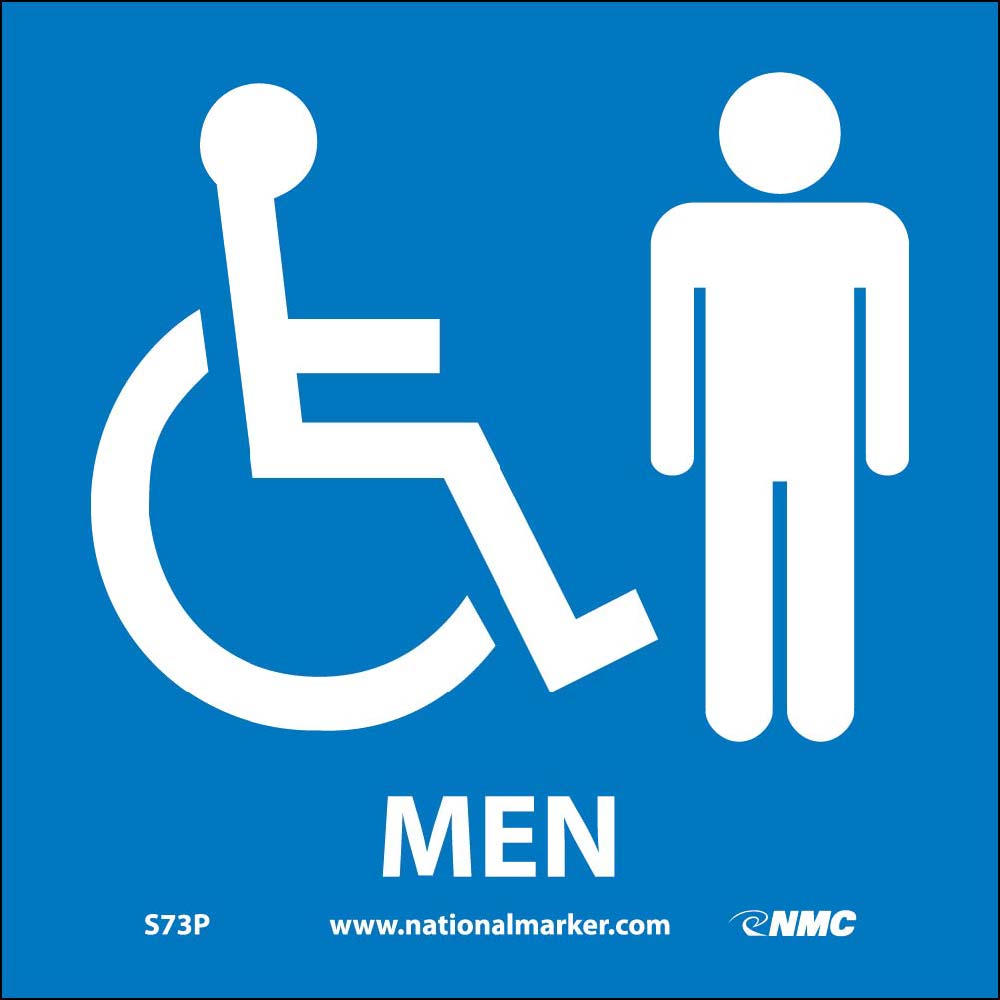 Ada Location Marker Men Sign-eSafety Supplies, Inc