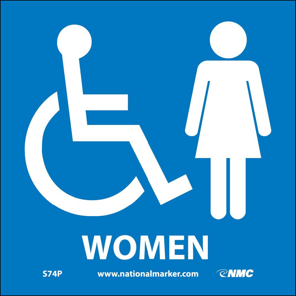 Ada Location Marker Women Sign-eSafety Supplies, Inc