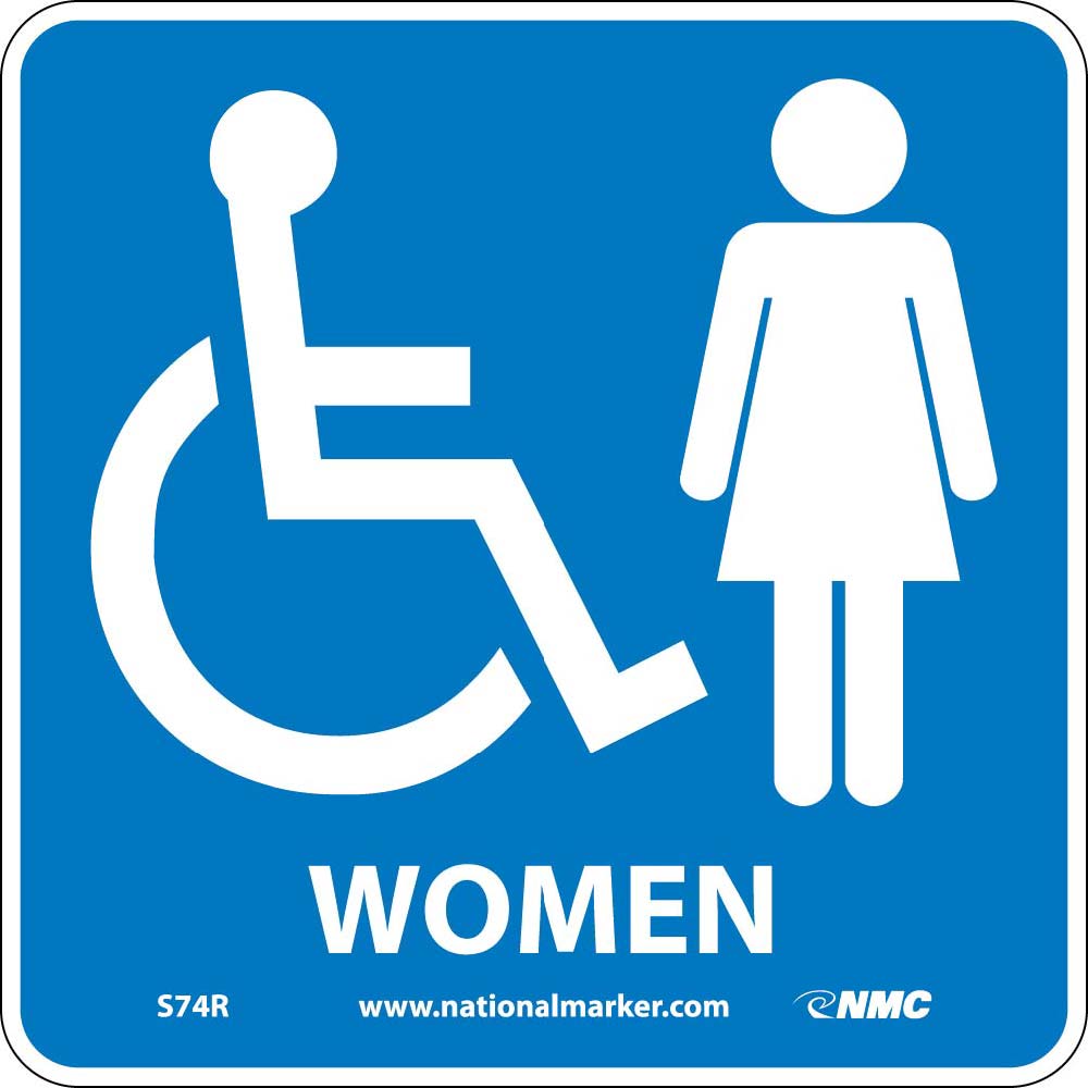 Ada Location Marker Women Sign-eSafety Supplies, Inc