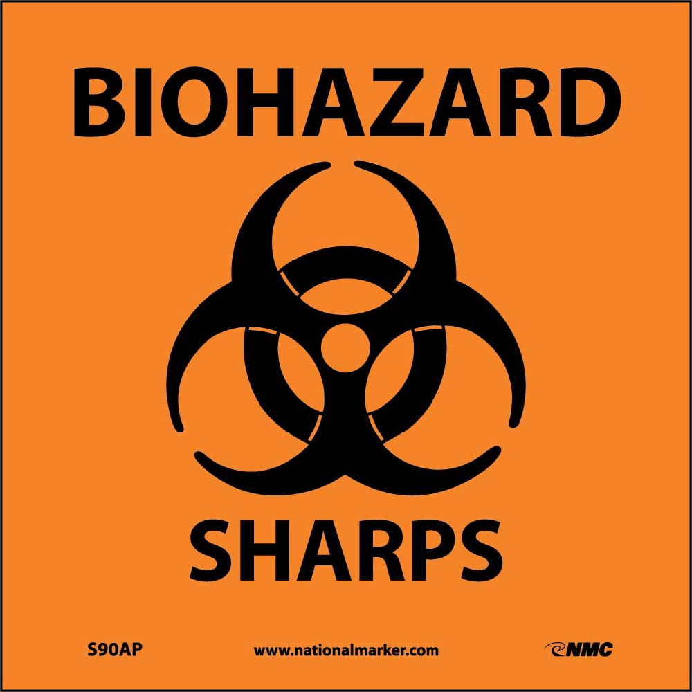 Biohazard Strips Label - 5 Pack-eSafety Supplies, Inc