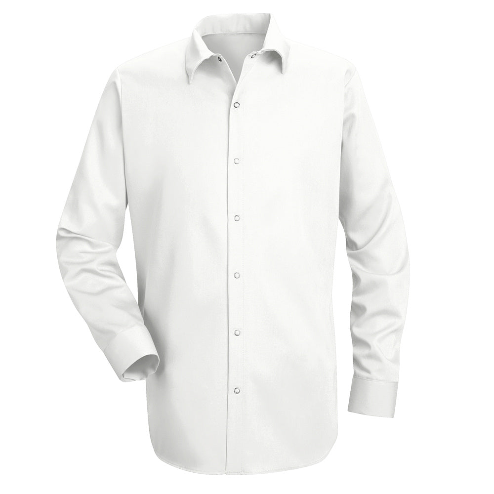 Red Kap Men's Specialized Cotton Work Shirt SC16 - White-eSafety Supplies, Inc