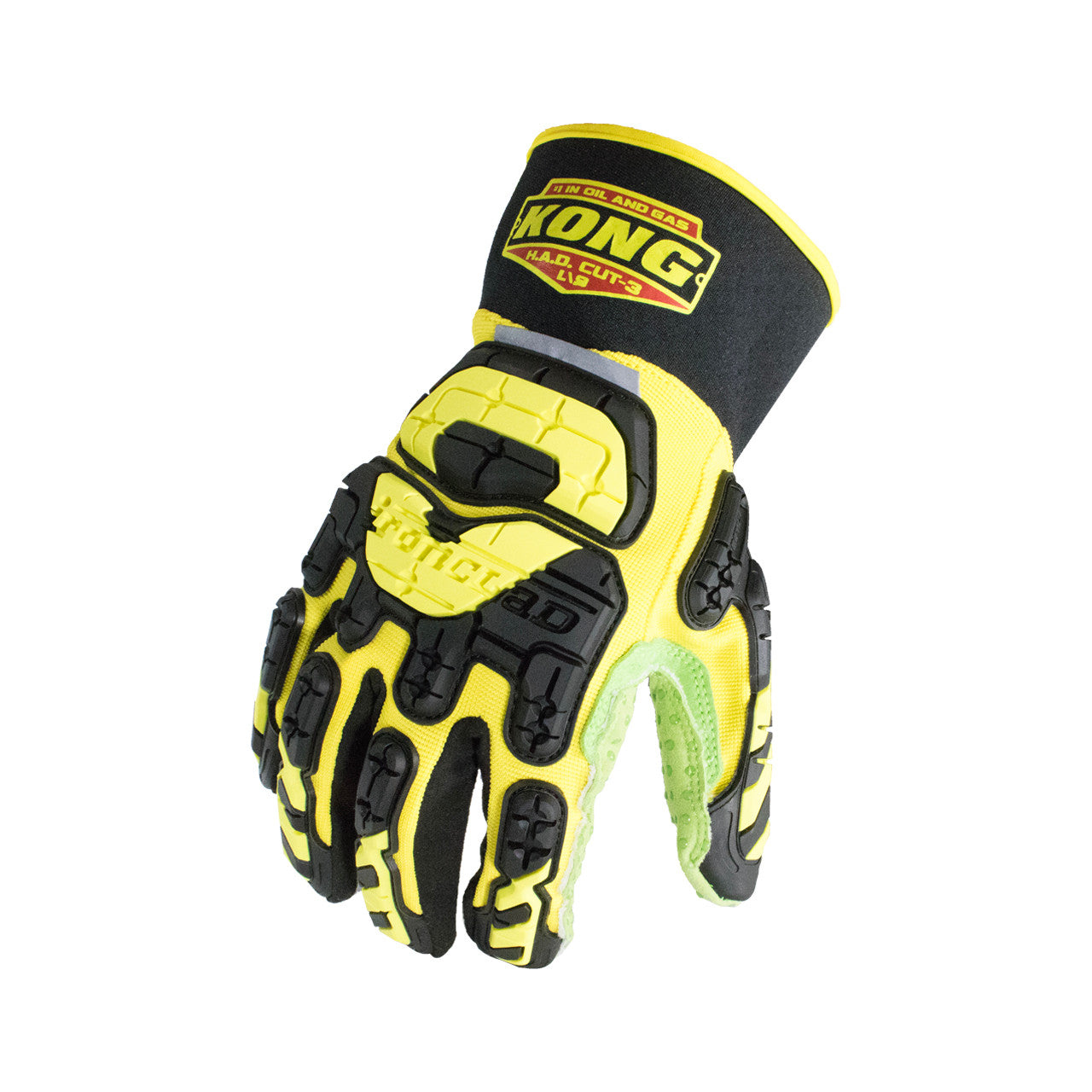 Ironclad KONG® High Abrasion Dexterity Glove Green/Yellow-eSafety Supplies, Inc