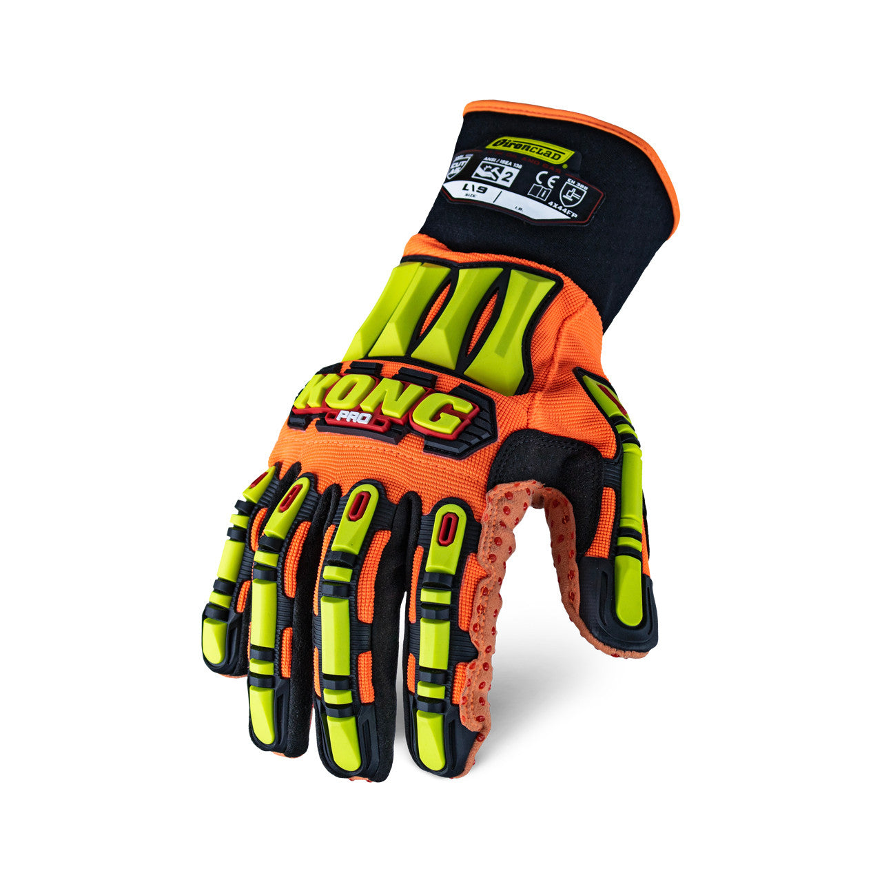 Ironclad KONG® PRO A6 Glove Orange-eSafety Supplies, Inc
