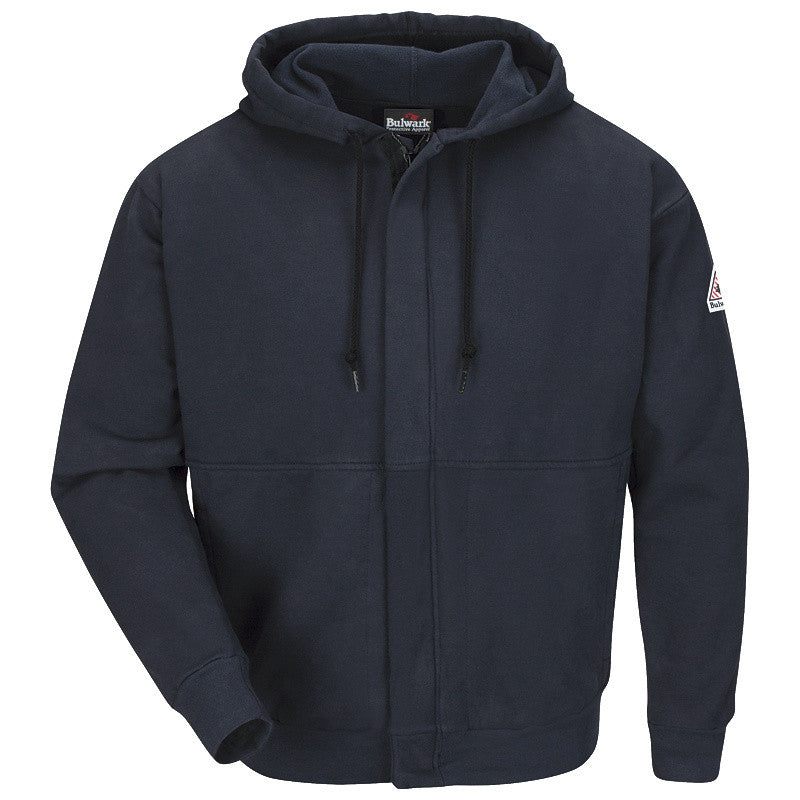 Bulwark - Zip-Front Hooded Fleece Sweatshirt-eSafety Supplies, Inc