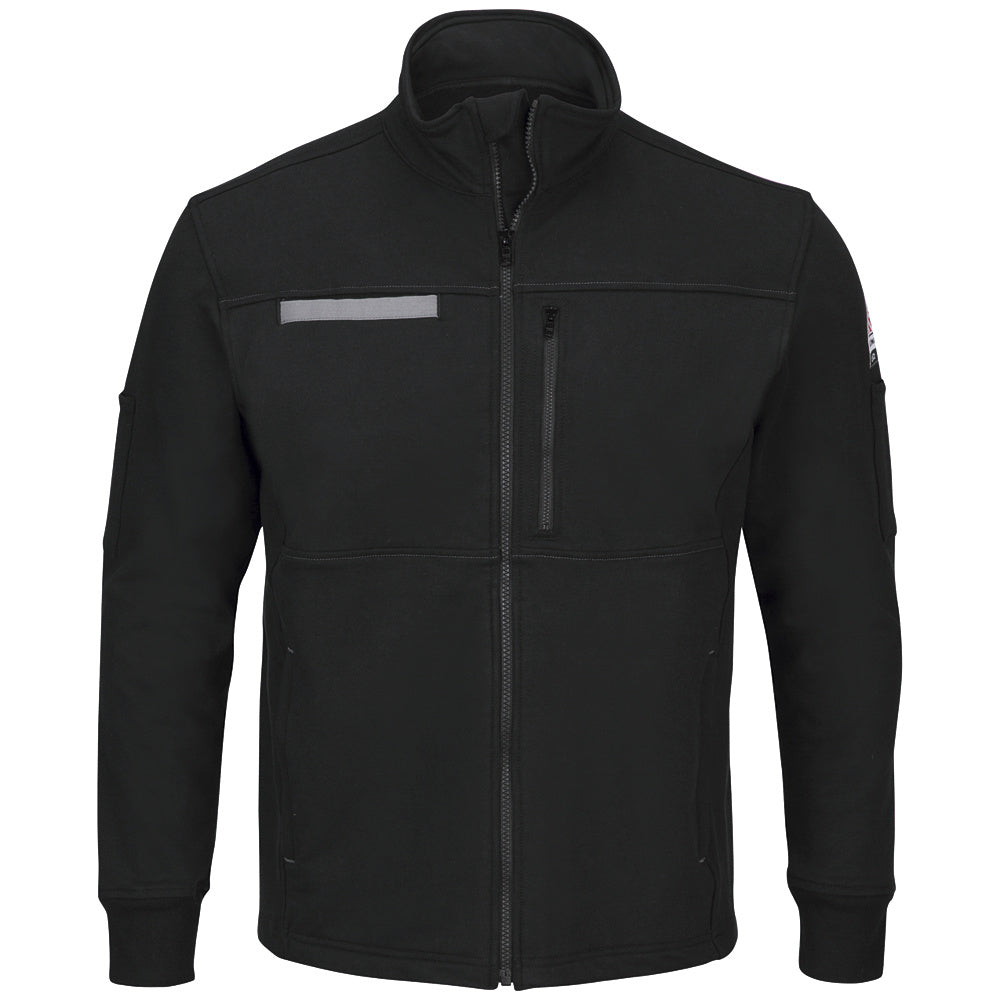 Bulwark Male Zip Front Fleece Jacket-eSafety Supplies, Inc