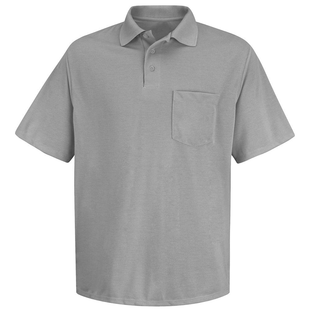 Red Kap Performance Knit® Polyester Solid Shirt SK02 - Ash-eSafety Supplies, Inc