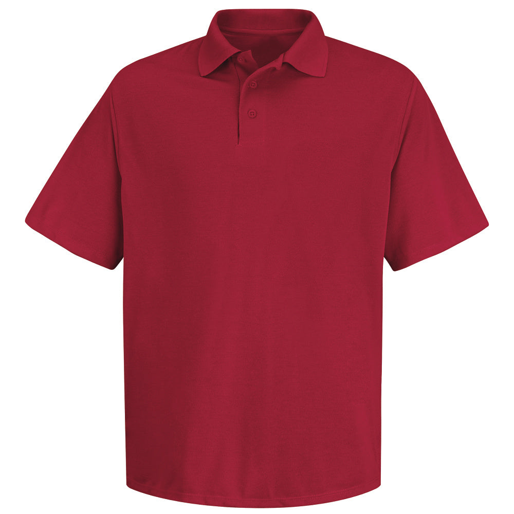 Red Kap Spun Polyester Pocketless Polo SK20 - Red-eSafety Supplies, Inc