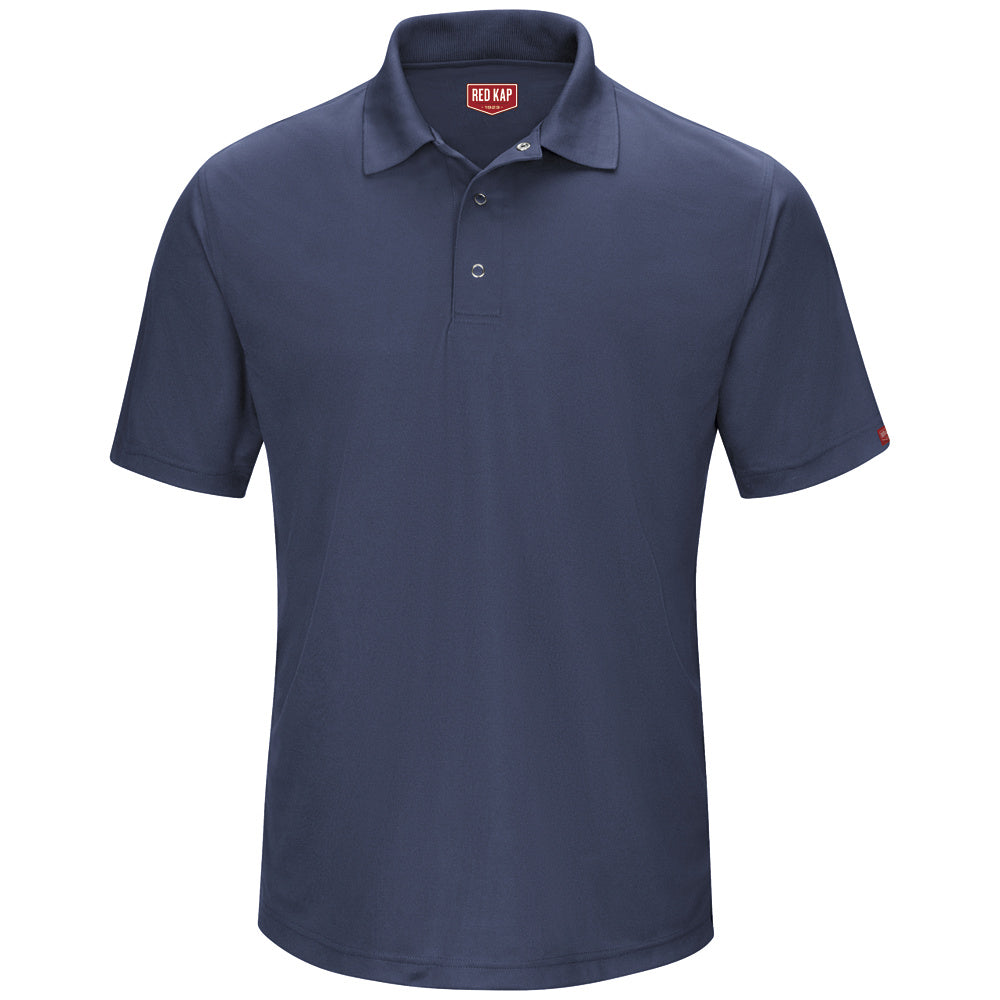 Red Kap Men's Flex Core Polo SK74 - Navy-eSafety Supplies, Inc