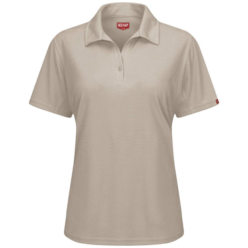 Red Kap Female Professional Polo SK91 - Tan-eSafety Supplies, Inc