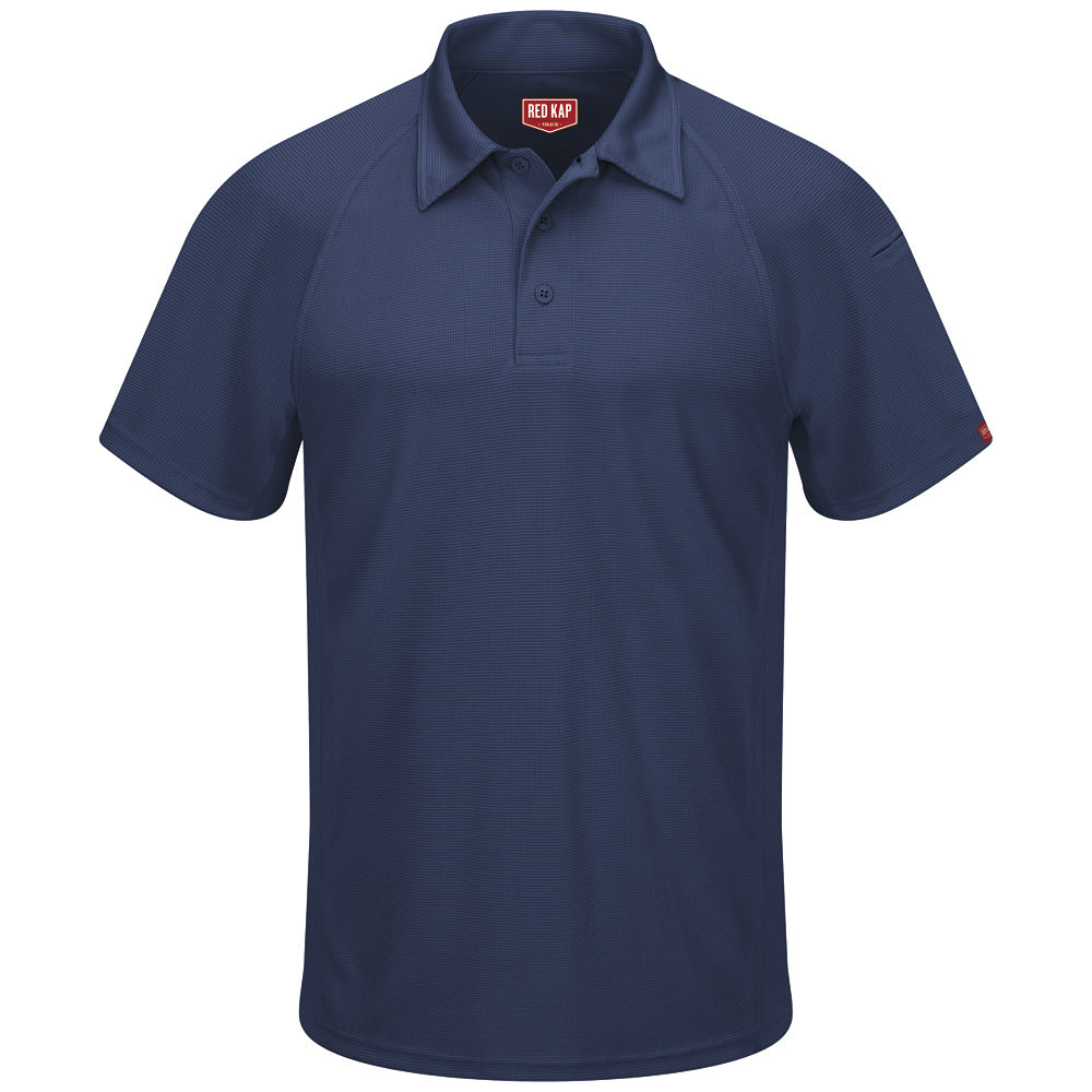 Red Kap Male Active Performance Polo SK92 - Navy-eSafety Supplies, Inc