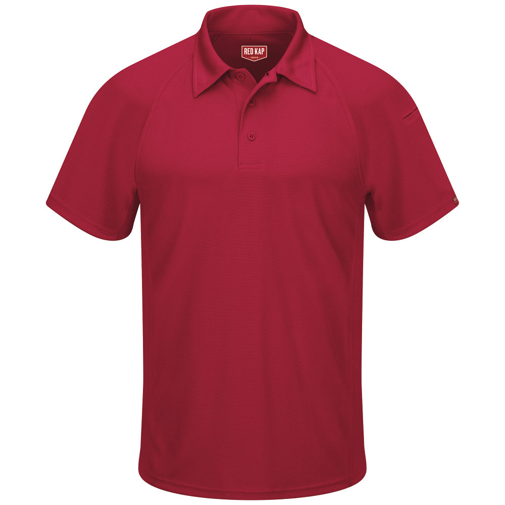 Red Kap Male Active Performance Polo SK92 - Red-eSafety Supplies, Inc