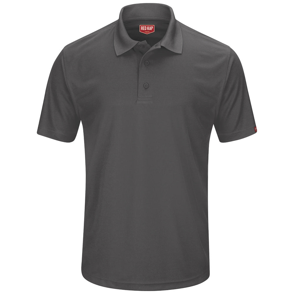 Red Kap Men's Flex Core Polo SK96 - Charcoal-eSafety Supplies, Inc