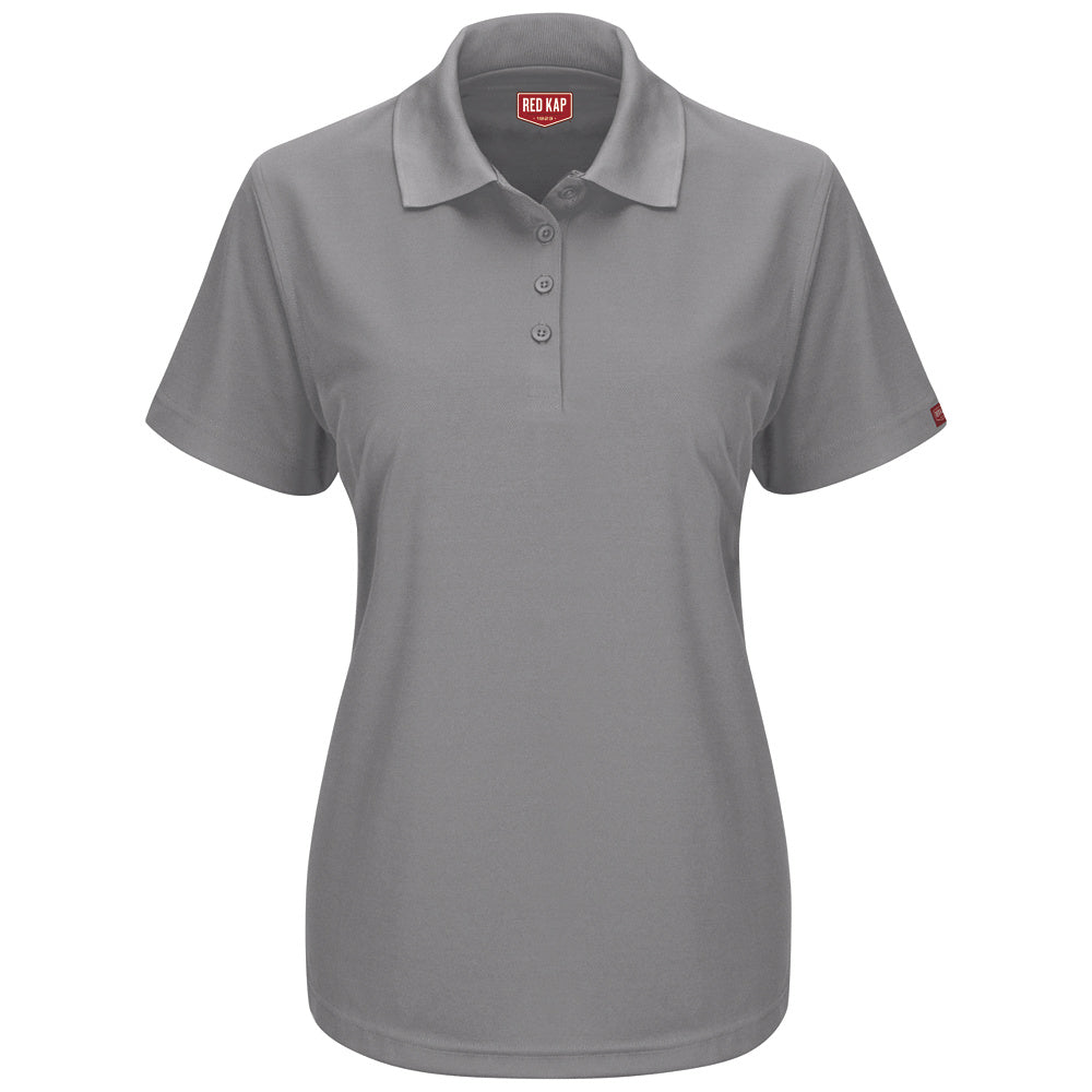 Red Kap Women's Flex Core Polo SK97 - Grey-eSafety Supplies, Inc