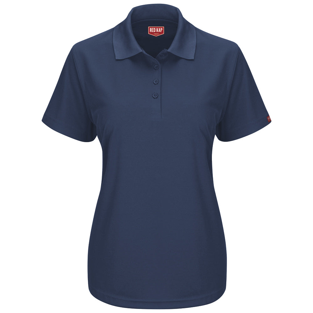 Red Kap Women's Flex Core Polo SK97 - Navy-eSafety Supplies, Inc