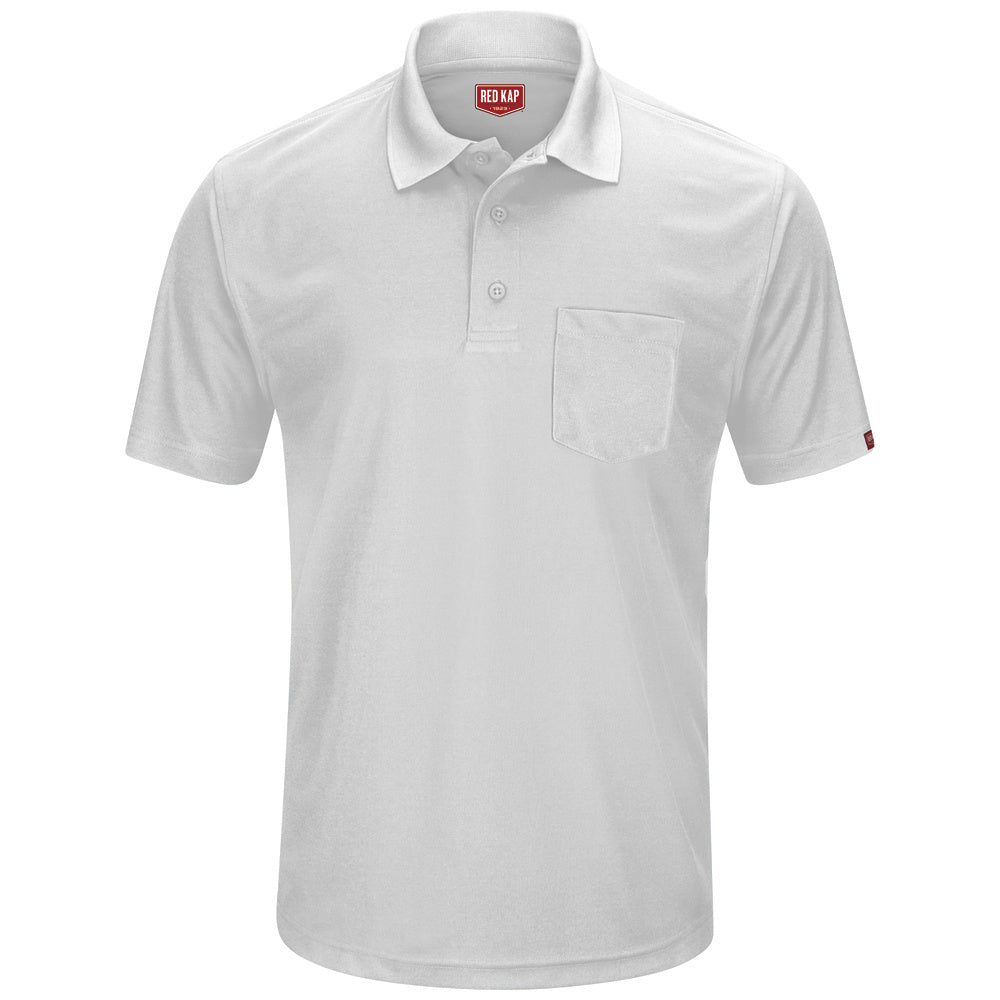 Red Kap Performance Knit® Men's Pocket Polo SK98 - Silver-eSafety Supplies, Inc