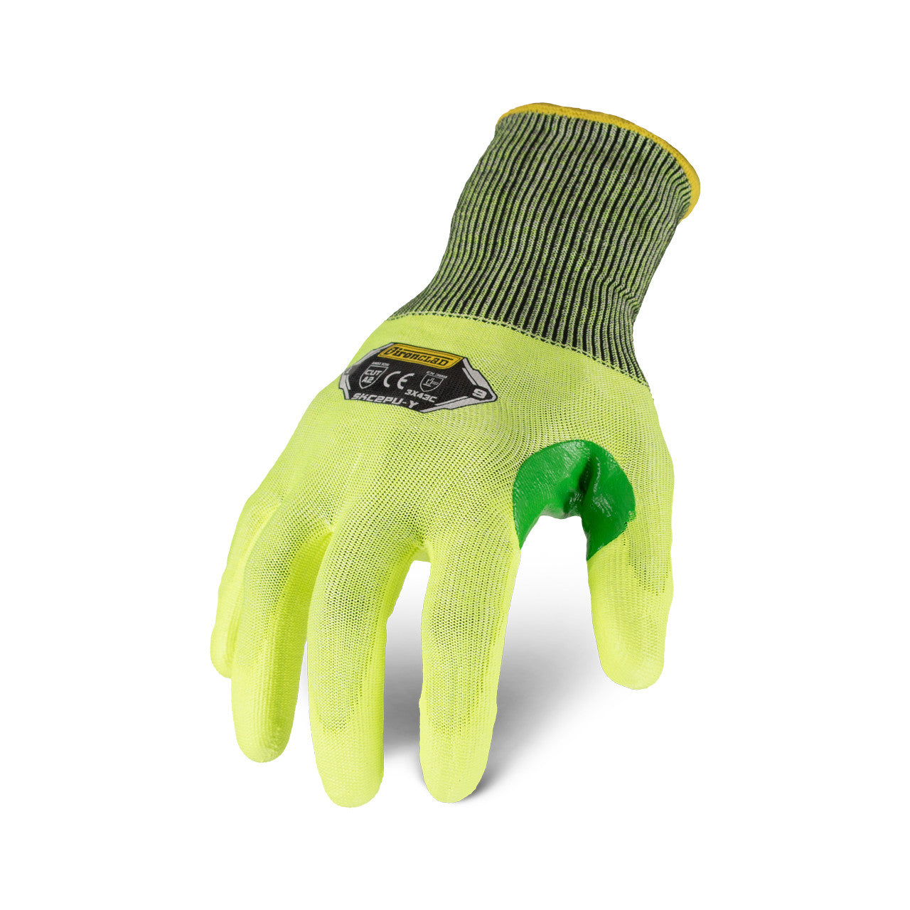 Ironclad Command™ A2 PU Hi-Viz Glove Yellow-eSafety Supplies, Inc