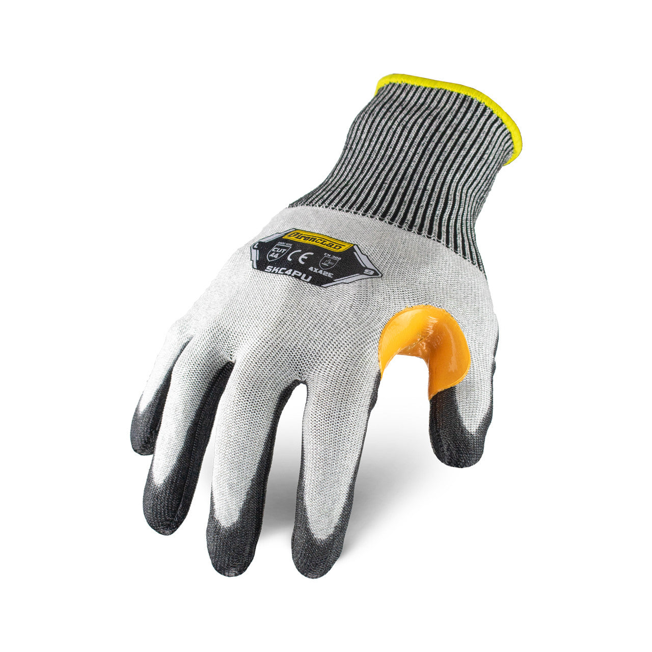 Ironclad Command™ A4 Polyurethane Glove Grey/Size XS-eSafety Supplies, Inc