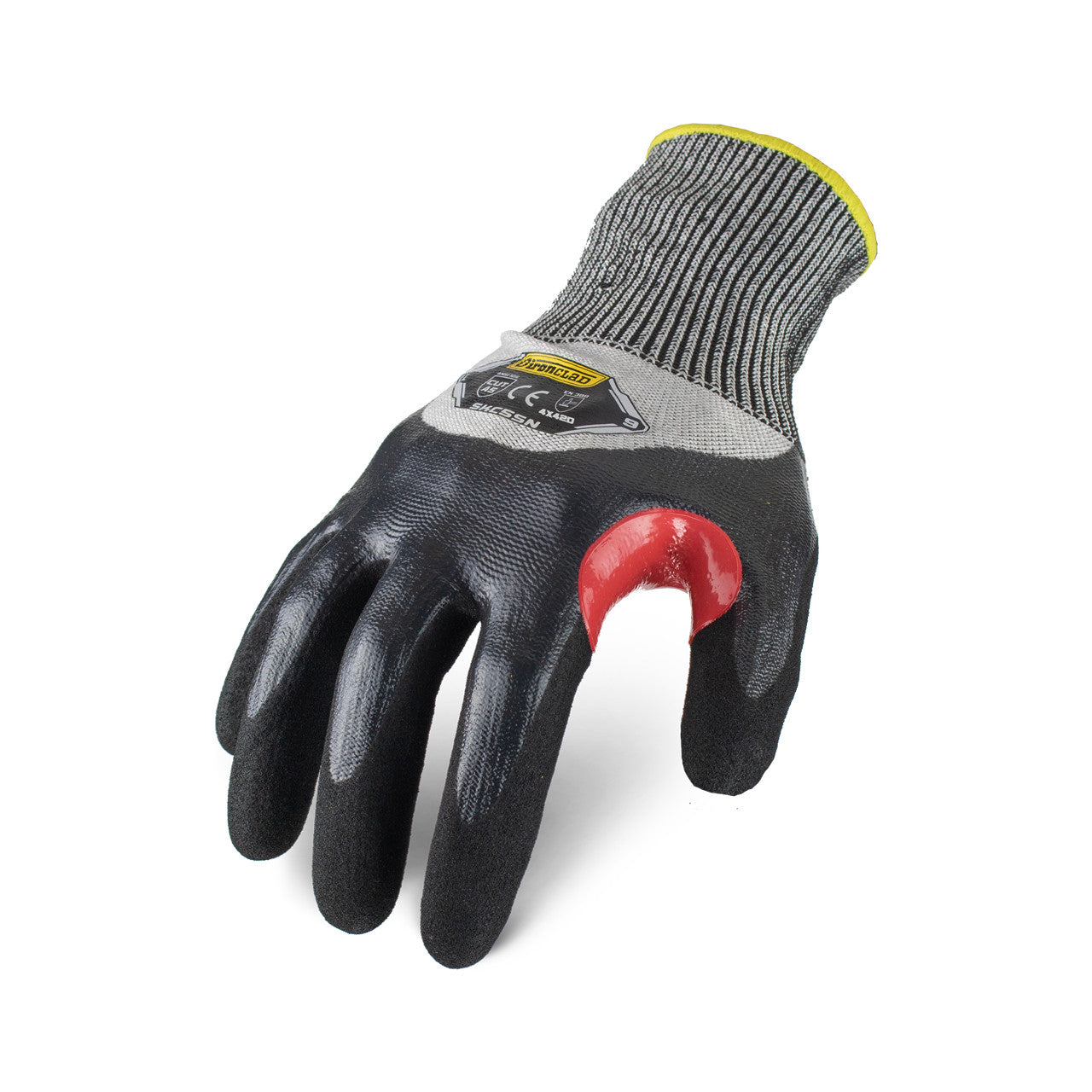 Ironclad Command™ A5 Sandy Nitrile Glove Black/Grey-eSafety Supplies, Inc