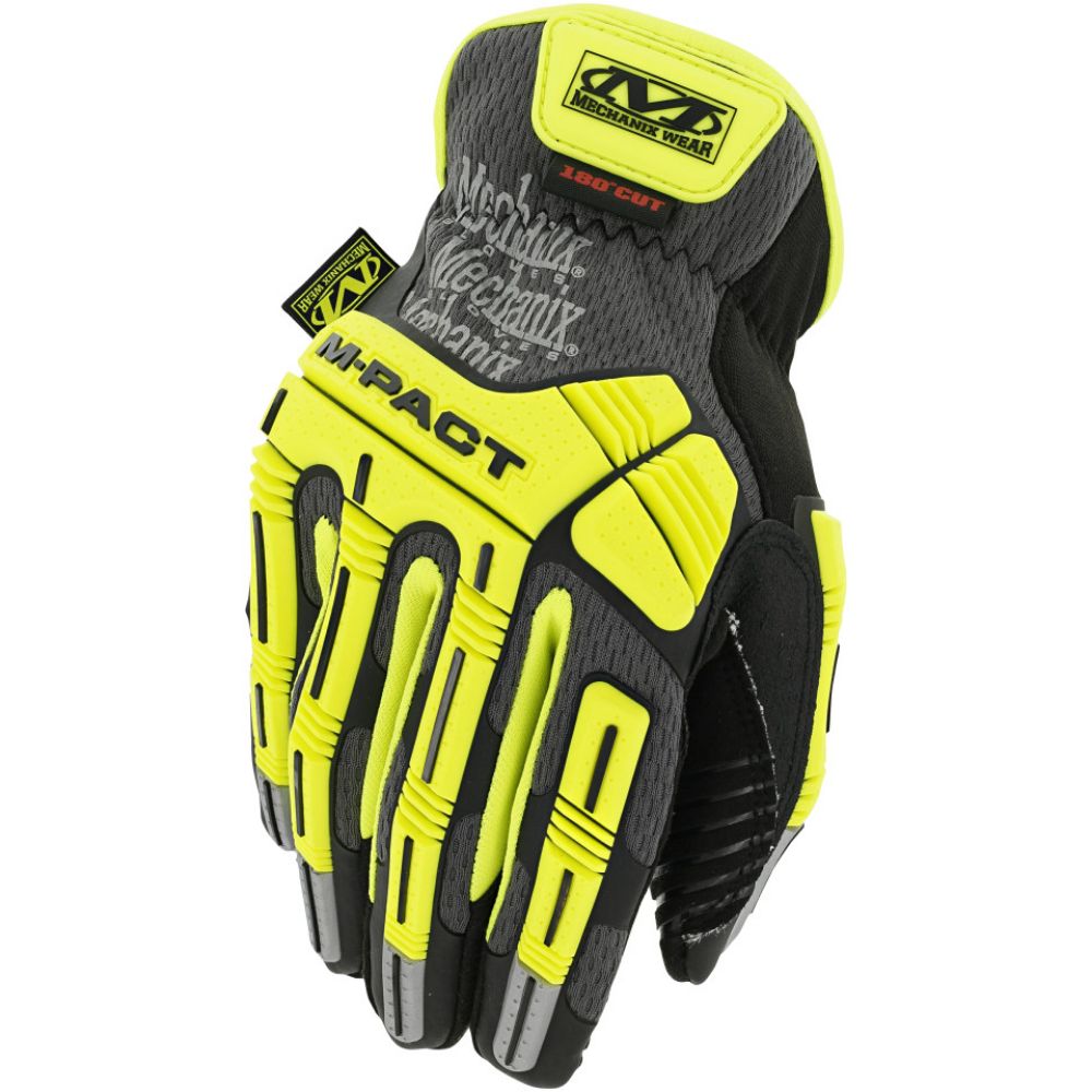 Mechanix Wear Hi-Viz M-Pact Open Cuff E5-eSafety Supplies, Inc