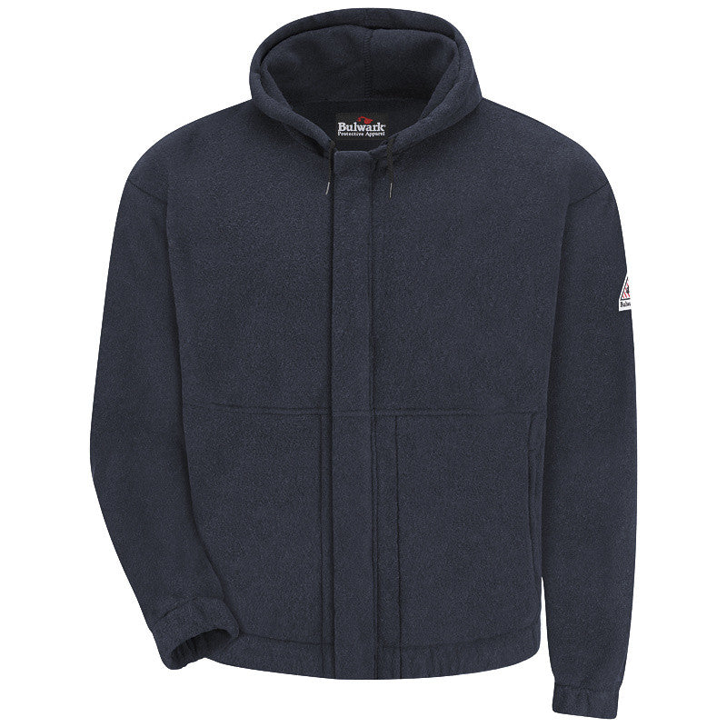 Bulwark - Zip-front Hooded Fleece Sweatshirt - Modacrylic blend