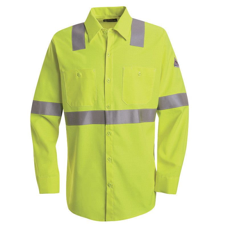 Bulwark - Hi-Visibility Flame-Resistant Work Shirt - CoolTouch 2 - 7 oz.-eSafety Supplies, Inc