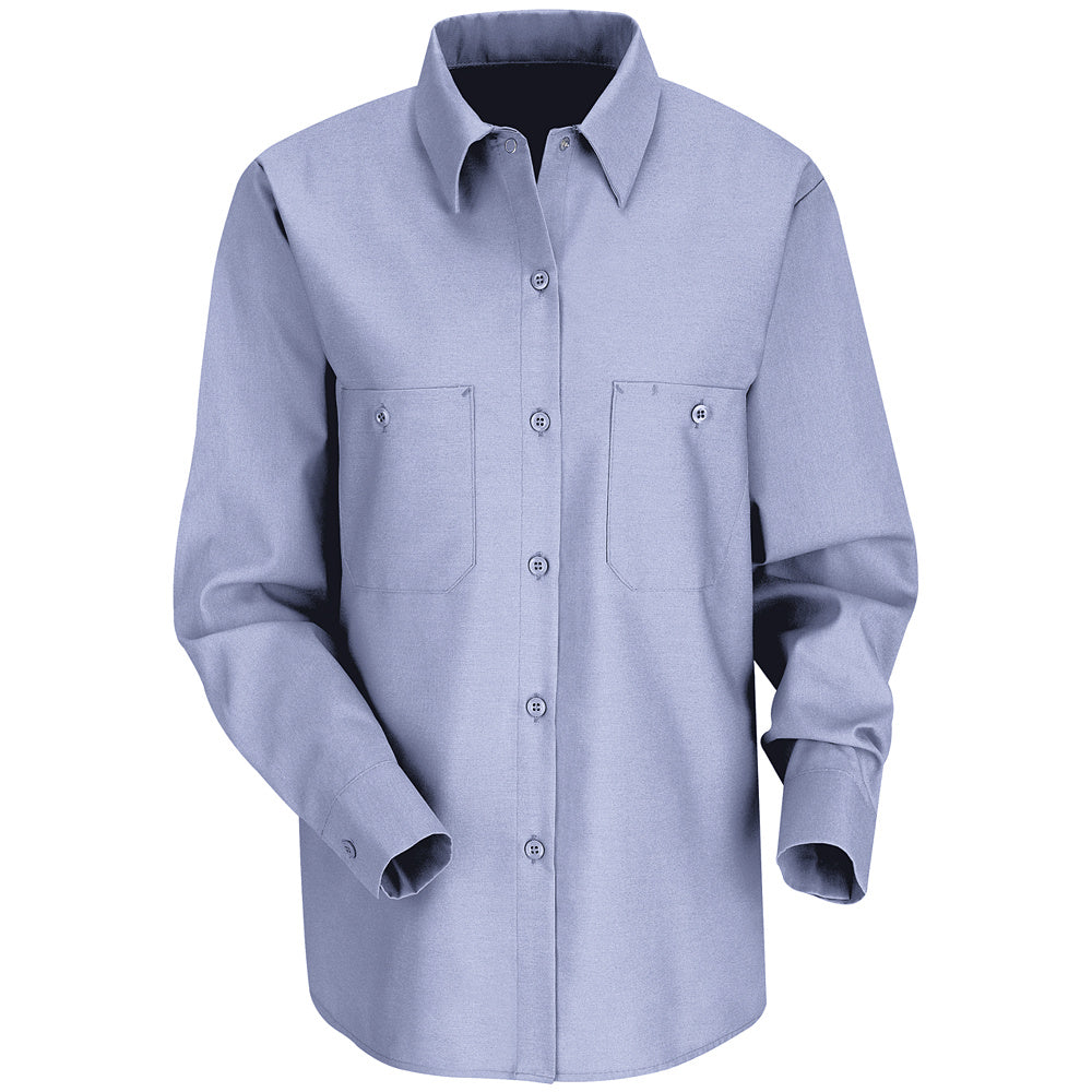 Red Kap Women's Industrial Work Shirt SP13 - Light Blue-eSafety Supplies, Inc