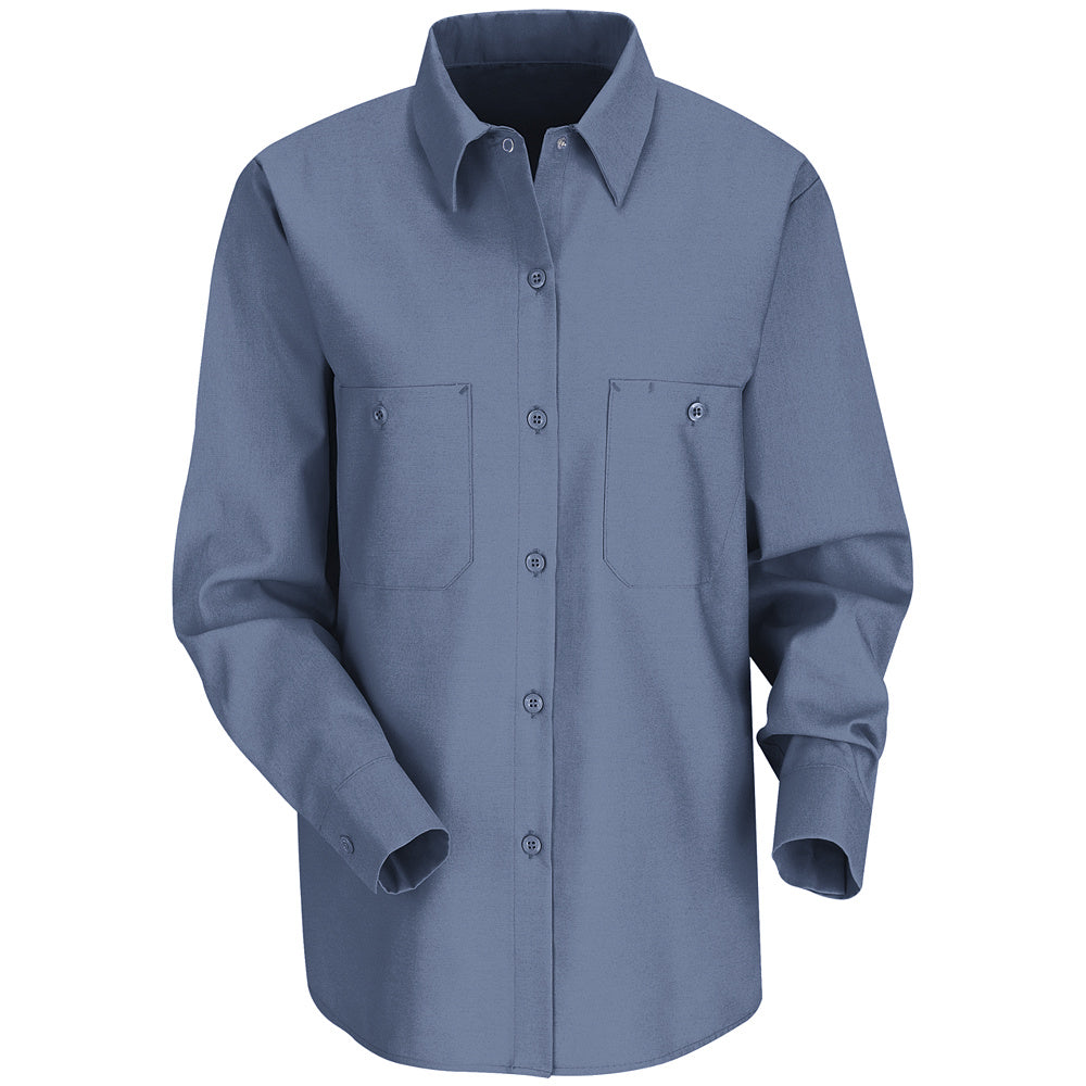 Red Kap Women's Industrial Work Shirt SP13 - Petrol Blue-eSafety Supplies, Inc