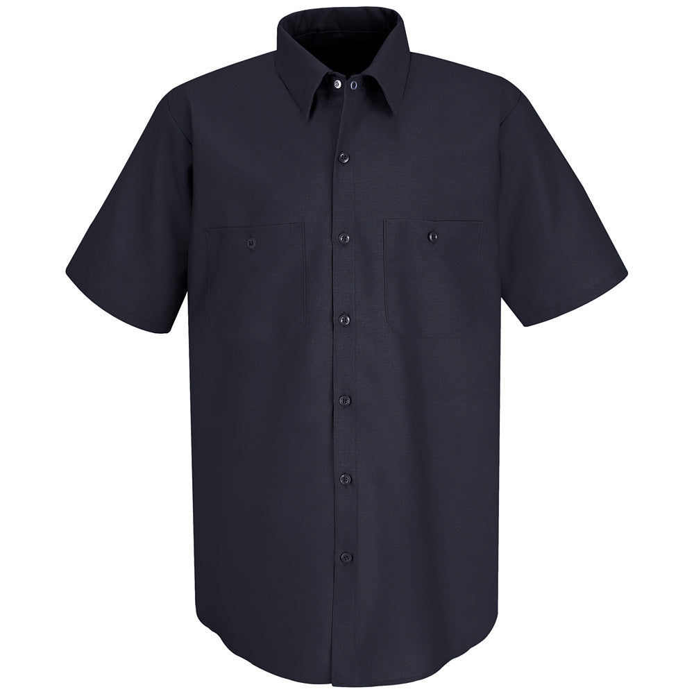 Red Kap Men's Industrial Work Shirt SP24 - Navy-eSafety Supplies, Inc