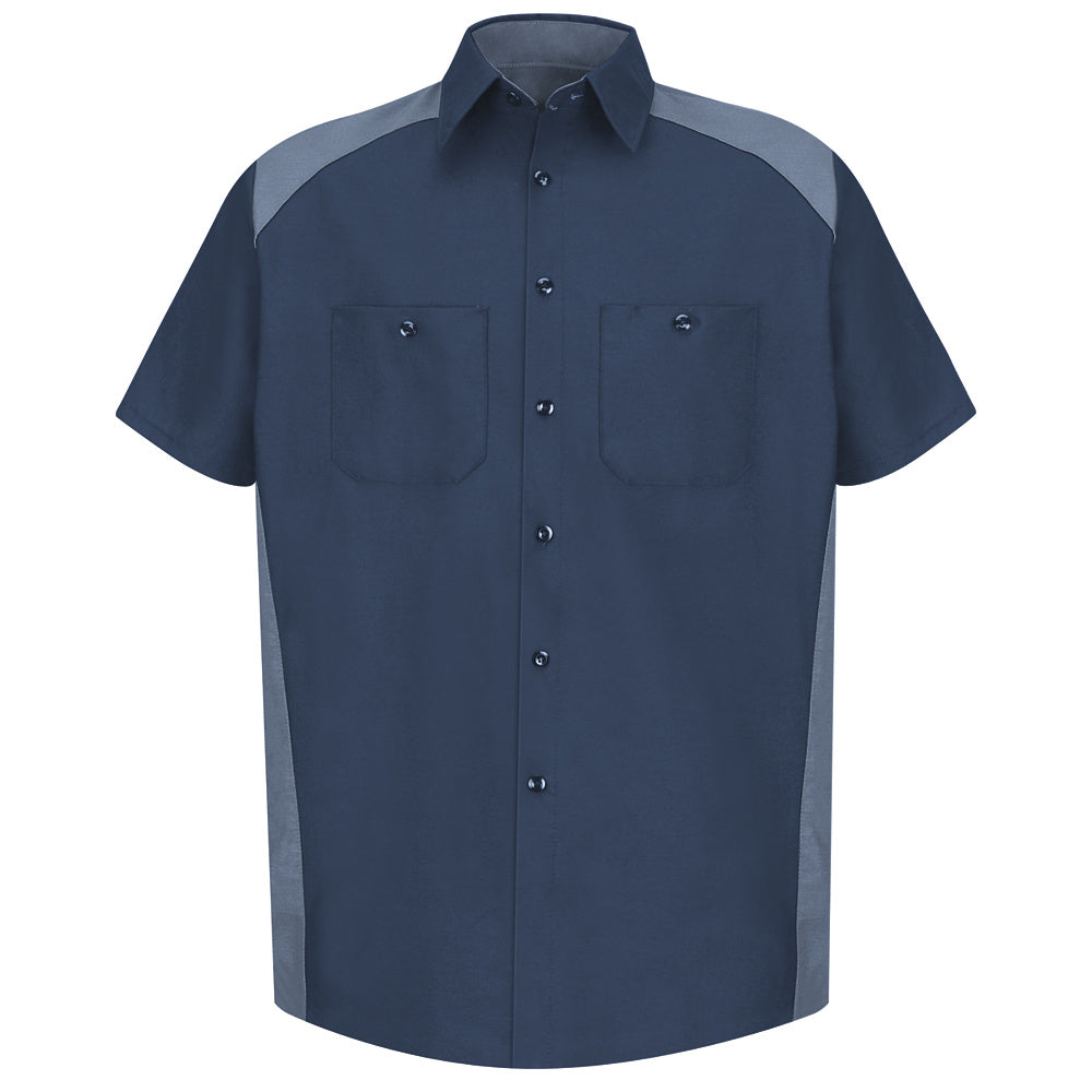Red Kap Motorsports Shirt SP28 - Navy / Postman Blue-eSafety Supplies, Inc