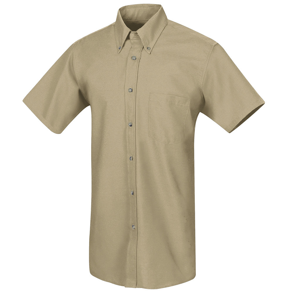 Red Kap Men's Poplin Dress Shirt SP80 - Khaki-eSafety Supplies, Inc