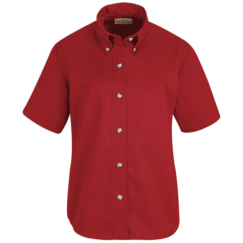 Red Kap Women's Poplin Dress Shirt SP81 - Red-eSafety Supplies, Inc