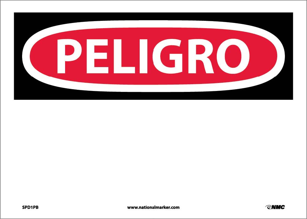 Danger Sign - Spanish-eSafety Supplies, Inc