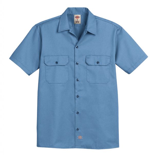 Dickies 2574 Short Sleeve Work Shirt Gulf Blue S
