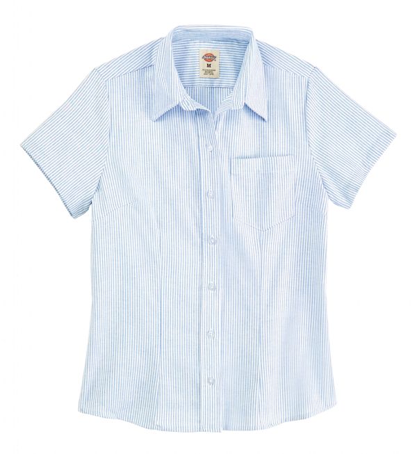 Dickies® Women’s Short-Sleeve Stretch Oxford Shirt