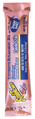 Sqwincher Qwik Stick .11 Ounce Powder Concentrate Sticks Strawberry Lemonade Electrolyte Drink - Yields 20 Ounces-eSafety Supplies, Inc