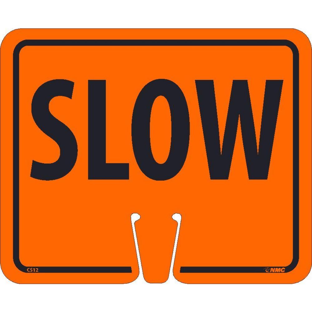 Safety Cone Slow Sign-eSafety Supplies, Inc