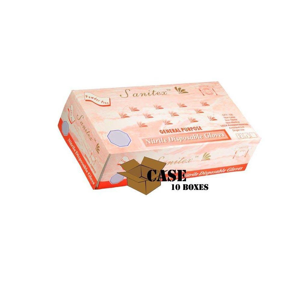 Sanitex - Powder Free - Nitrile General Purpose Gloves - Case-eSafety Supplies, Inc