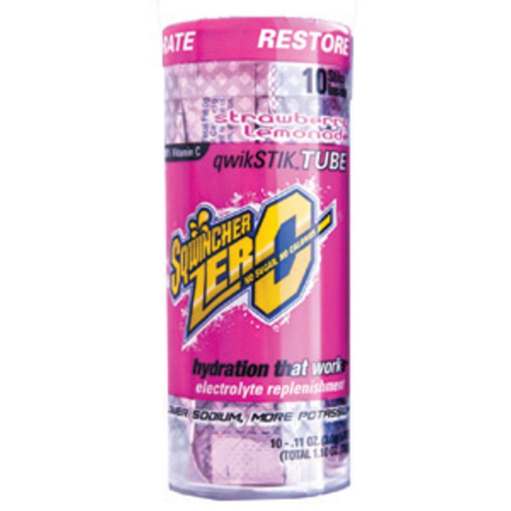 Sqwincher .11 Ounce Qwik Stik Tube Powder Concentrate Tube Electrolyte Drink (10 Sticks Per Tube)-eSafety Supplies, Inc